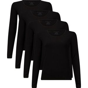 Bamboo basics Lange mouw LARA Verpakking van 4