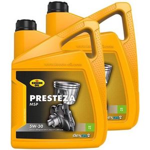 Kroon Olie aanbieding: 2 x Presteza MSP 5W30 5L