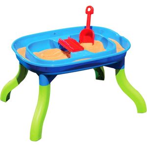 VidaXL Zand/Watertafel Voor Kinderen 3-in-1 67,5x52x38 cm Polypropeen