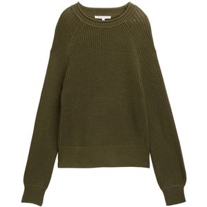 TOM TAILOR DENIM - Trui - Olijfgroen - Knitwear - Lange Mouw
