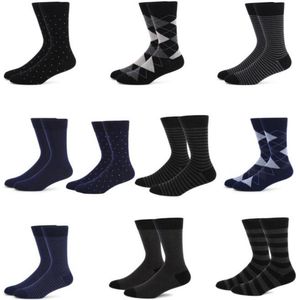 Herfst/Wintersokken - Geschikt voor schoenmaat 42-48 - 10 paar - Dikke herfst/wintersokken - Unisex - Verschillende patronen - Herfst/winter essentials - Voeg toe aan de herfst/wintersfeer - Extra dikke sokken - Warme herfst/wintersokken