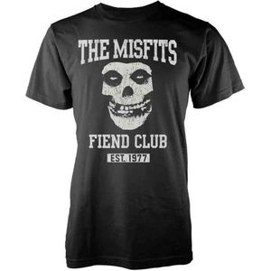 Misfits - Fiend Club Heren T-shirt - L - Zwart