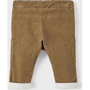 Name it Broekje velours kaki - NBMBEN - Maat 56