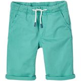 Bermuda - Kleurig - Katoen - Verstelbare Taille - Licht Verwassen Effect