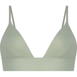 Hunkemöller Dames Lingerie Triangel bralette Smooth - Groen - maat XS