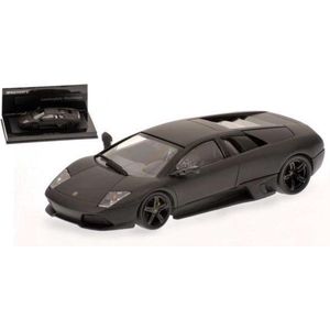 The 1:43 Diecast Modelcar of the Lamborghini Murcielago LP640 of 2010 in Matt Black. This scalemodel is limited by 2010pcs.The manufacturer is Minichamps.This model is only online available