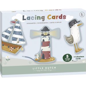 Little Dutch Rijgkaarten Sailors Bay - educatief speelgoed