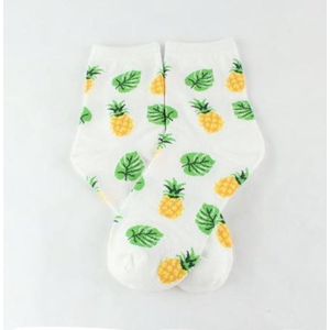 vrolijke ananas sokken tropisch (dames)