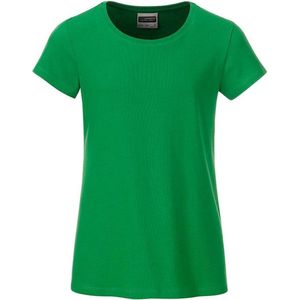 James and Nicholson Meisjes Basic T-Shirt (Fern Green)