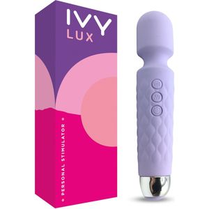 IVY LUX Personal Massager - Vibrator voor Vrouwen - Personal Stimulator - Magic Wand Vibrator - Extra Krachtig - Oplaadbaar en Hypoallergeen