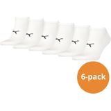 Puma Sport Sneakersokken Light 6-pack Wit