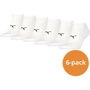 Puma Sport Sneakersokken Light 6-pack Wit