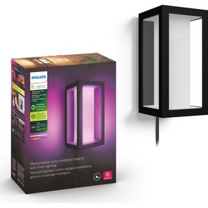 Philips Hue Impress muurlamp White and Color zwart smal