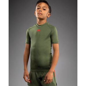 Venum Contender Kids Rashguards Khaki - Maat 128 | 8 Jaar