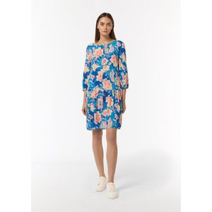 comma - Korte Jurk - Viscose - Betoverende Patronen