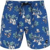 HUGO BOSS Piranha swim shorts - heren zwembroek - kobalt blauw dessin