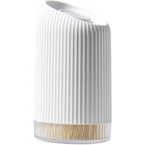 Tandenstoker Houder -tandenstoker doosje - tandenstokerhouder - tandenstoker dispenser -tandenstokers houder - oefenvinger - tandenstoker houder dispenser -tandenstoker dispencer - tandenstokerdispenser -tandenstokershouder - Keukengerei - Wit