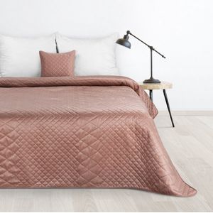 Oneiro’s luxe LUIZ Beddensprei Roze - 220x240 cm – bedsprei 2 persoons - roze – beddengoed – slaapkamer – spreien – dekens – wonen – slapen