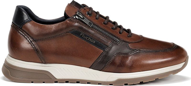 Fluchos -Heren -  cognac/caramel - sneakers - maat 44