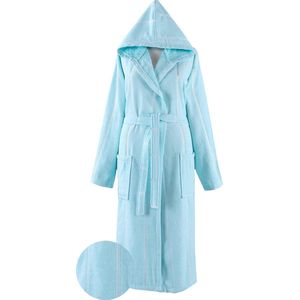 Badjas Mint (S/M) met capuchon 100% katoen