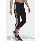 adidas Sportswear Essentials 3-Stripes 3/4 Legging - Dames - Zwart- M
