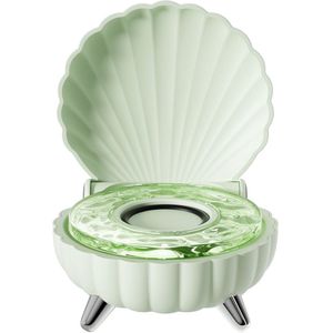 PULUZ Shell Ocean Wave Sfeerverlichting, Shell Bluetooth-luidspreker, Shell Light Strip Bluetooth Ocean Wave-verlichting (groente)