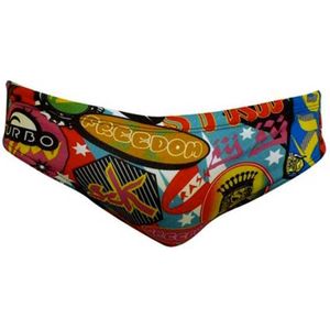 Turbo Stickers Colors Zwemslip Veelkleurig 2XL Man