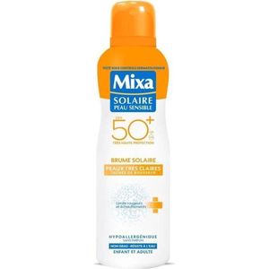 Mixa - Zonnespray SPF50+ – Zeer lichte huid
