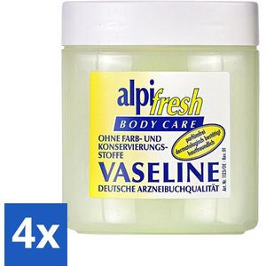 Alpi-Fresh - Body Care - Vaseline - Bescherming & Hydratatie - 125 ml - Voordeelverpakking - 4 stuks