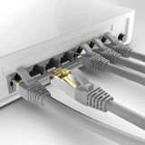 Goobay 140256 - Netwerkkabel - RJ45 - 3 m - grijs