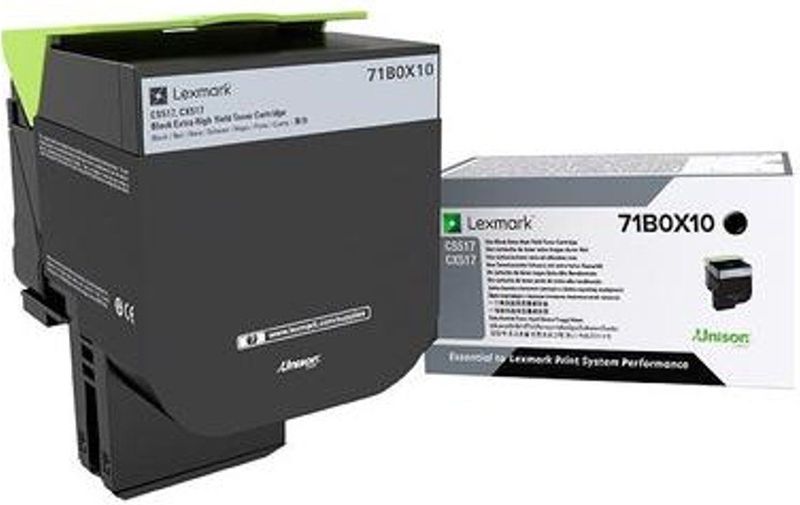 Lexmark 71B0X10 tonercartridge 1 stuk(s) Origineel Zwart