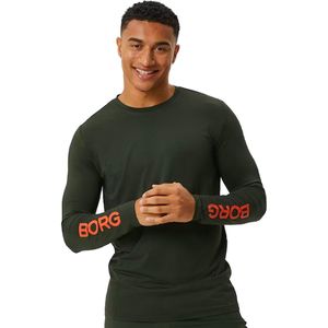 Björn Borg Borg T-shirt Met Lange Mouwen - Donkergroen