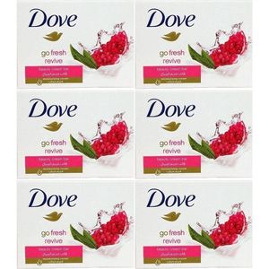 Dove - Go Fresh Revive - Handzeep - 6 x 90 Gram - Granaatappel en Citroenverbena