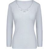 Dames thermoshirt onderblouse lange mouw 10% wol - maat M -
