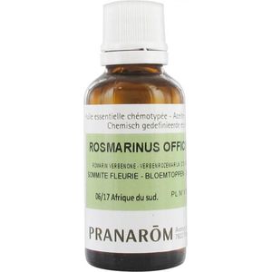 Pranarôm Etherische Olie Rozemarijn Verbenone (Rosmarinus Officinalis CT Verbenone) Biologisch 30 ml