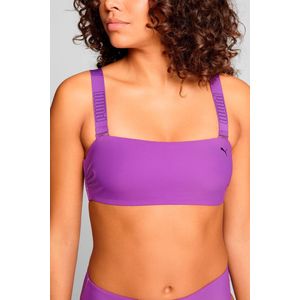 Puma - Bandeau Bikinitop - Zwart - 80% Polyamide 20% Elastaan
