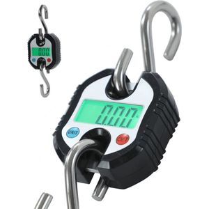 Digitale Hangweegschaal tot 150 kg met Tarrafunctie en LCD Display