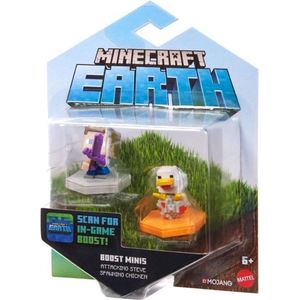 Minecraft - Boost Mini Figure 2-Pack - Steve & Companion (GKT42)