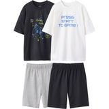 Jonen - Set van 2 Pyjamabroeken - Gamer - Katoen