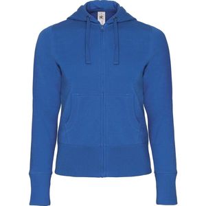 B&C Dames/Dames Volledige Zip Hooded Sweatshirt/Hoodie (Koningsblauw)