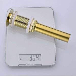 Georkios All Metal Heavy Duty Bathroom Sink Drain Without Overflow