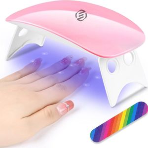 Equivera Nagellamp - Nagel lamp - Nagellamp LED - Nagellamp LED UV - Nagellamp voor Gel Nagellak - Nagel Lamp Bureau - Nageldroger - Nageldrogers - Nagel Droger - Nageldroger voor Gel Nagellak - Nageldroger LED