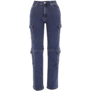 Dilena fashion Jeans cargo pocket