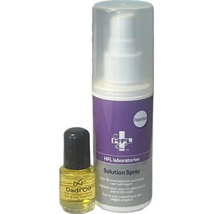 De nummer 1 voor verzorging van kalknagels - Solution Spray 50ml + Dadi'Oil Nagelriem Olie 3.75ml - Kalknagel Spray - Schimmelnagel Spray - Nagelverzorging