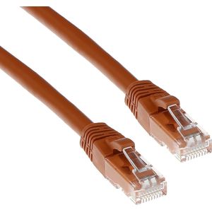 ACT Bruin 7 meter U/UTP CAT6 patchkabel snagless met RJ45 connectoren IS1607