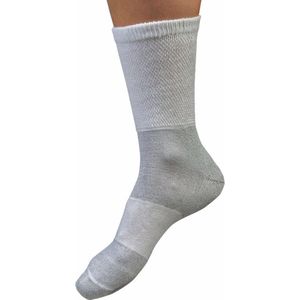 Antibacteriële Sokken / Zilver Sokken - Warm - Wit - Maat 43-46