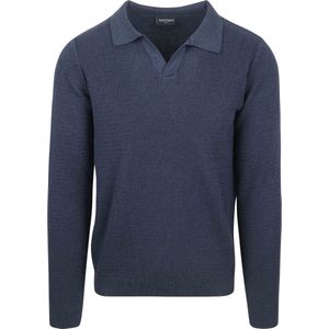 Suitable - Riva Structure - Pullover - Donkerblauw