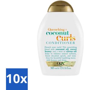OGX - Coconut Curls - Conditioner - Krulverzorging - Voedend - 385 ml - Bulkverpakking - 10 stuks