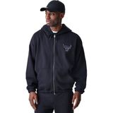 New Era - Chicago Bulls NBA Linear - Hoodie - Zwart - Oversized