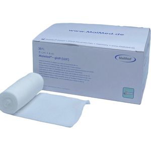 Maielast-glatt 8cm x 4m fixatie bandage - gaasverband